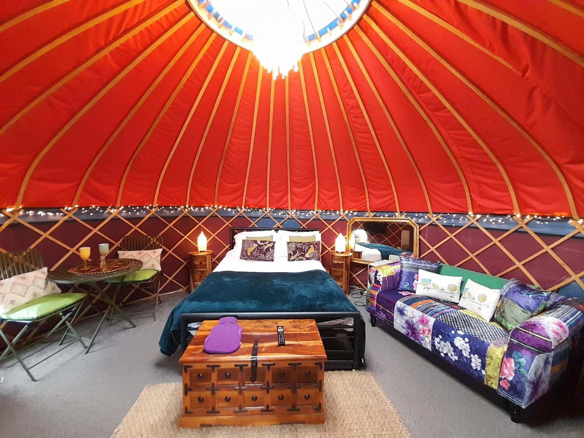 Orchard View Yurt & Hot Tub Somerset Weston-super-Mare Eksteriør bilde